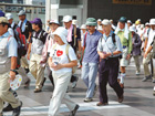 競争ではないので緊張感はない。和やかな雰囲気でスタート